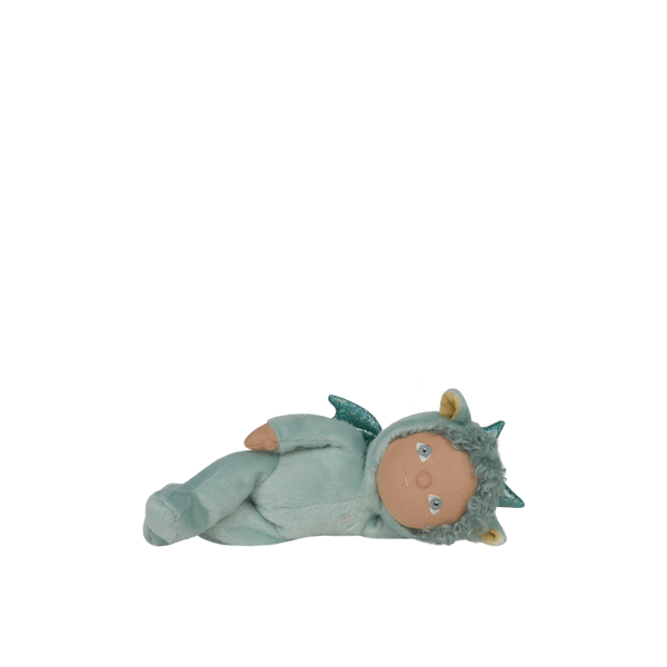 Green baby dragon plush toy
