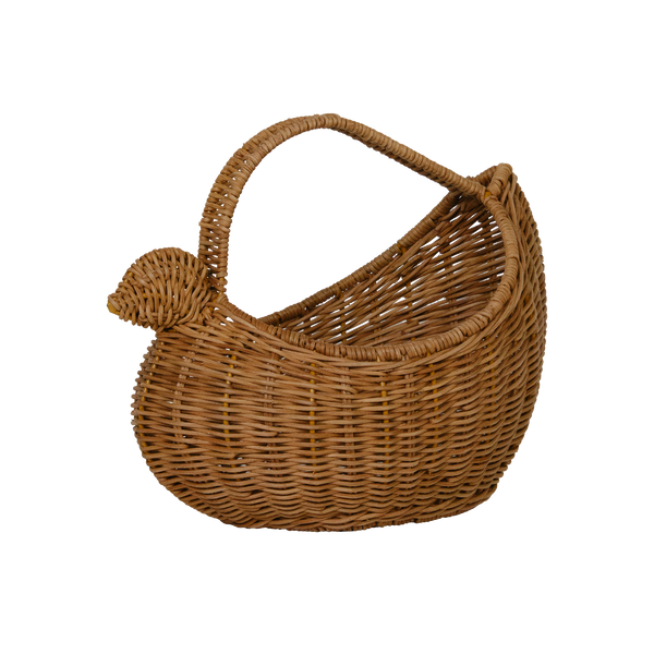 Rattan Chicken Basket