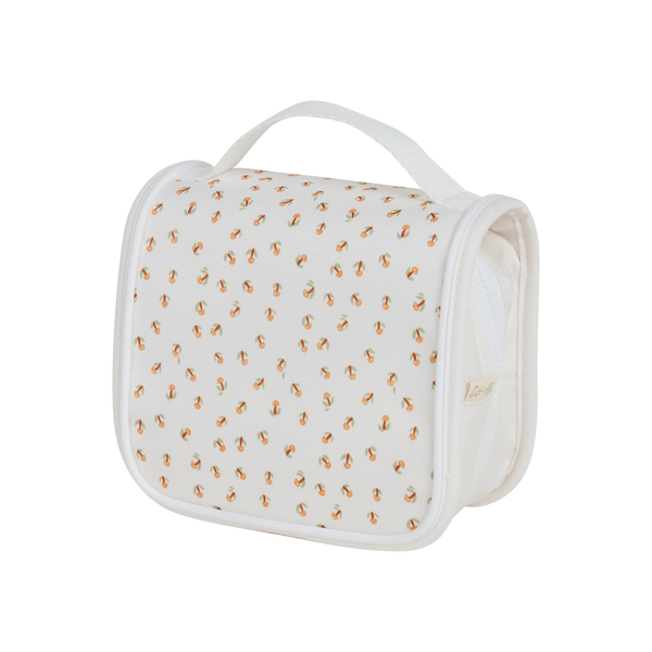The ultimate mushrrom printed travel toiletry bag for kids. Ideal for sleepovers, school camps, and daycare, it keeps essentials tidy and ready for fun.