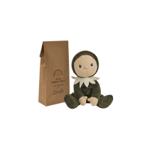 An adorable woodland themed plush doll from the Dinky Dinkums Forest Friends collection, perfect for snuggling and imaginative play. Collectable, soft and cuddly woodland toy, ideal bedtime companion for toddlers.