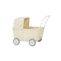 Rattan Strolley - Chalk
