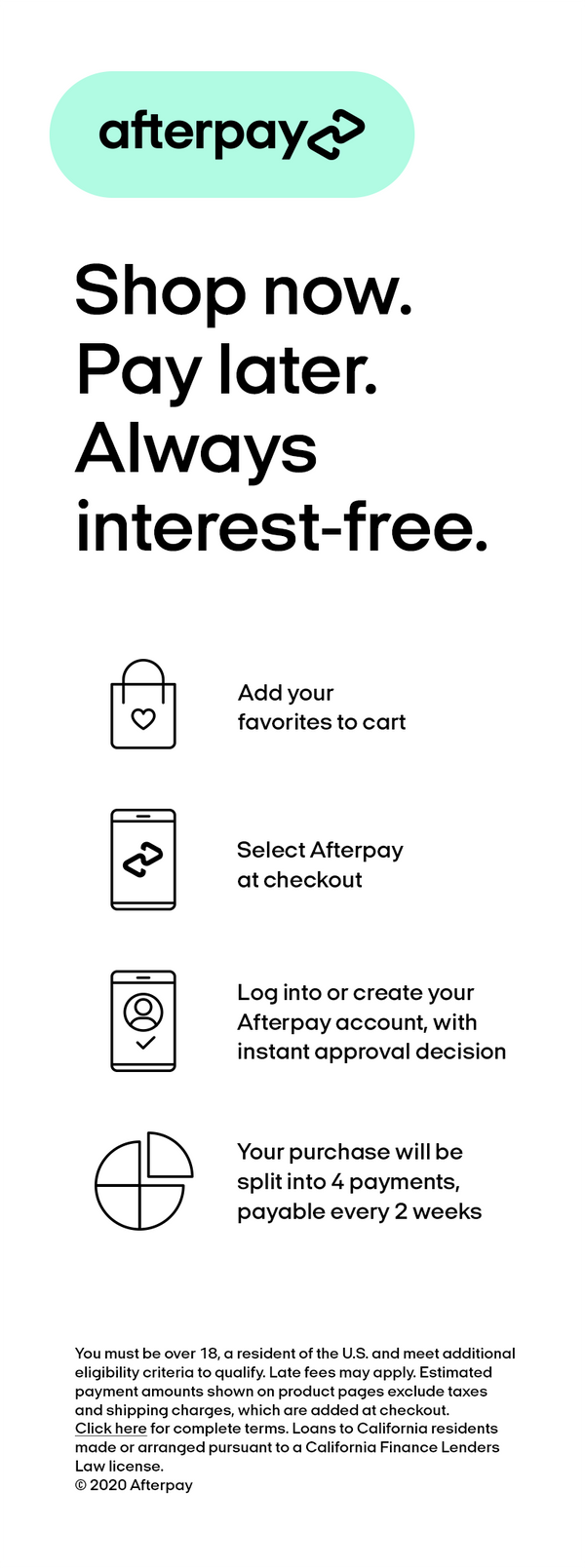 pay with afterpay clearpay