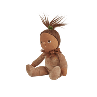 An adorable acorn plush doll from the Dinky Dinkums Forest Friends collection, perfect for snuggling and imaginative play. Collectable, soft and cuddly woodland toy, ideal bedtime companion for toddlers.
