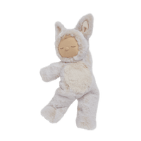 Meet Cozy Dinkum Fenix Fox, a cuddly fox plush toy designed for warmth and coziness. This plush fox has a posable body, sweet embroidered face, tuft of hair, and wears a non-removable suit, making it Ideal for snuggling and imaginative play.