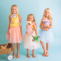 Transport your little one's dolls in style with our Yellow Dinkum Dolls Petal Carrier. Ideal for kids who love imaginative play and flower-themed toys, our Doll carriers are functional and stylish.