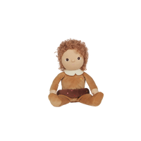 Darcy Donut, our chocolate donut mini plush toy. Collectable, Soft and cuddly, and snuggled in a non-removable velvet onesie, Darcy Donut is a must have in your toy collection.