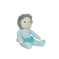 Franny Frosting, our blue donut-themed mini plush toy. Collectable, Soft and cuddly, and snuggled in a non-removable velvet onesie, Franny Frosting is a must have in your toy collection.