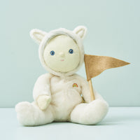 This charming woodland themed white fox plush doll from the Dinky Dinkums Forest Friends collection is designed for comfort and cuddles, making it perfect for all ages ones. Collectable, limited edition toddler toy, cozy plush forest friend for bedtime.