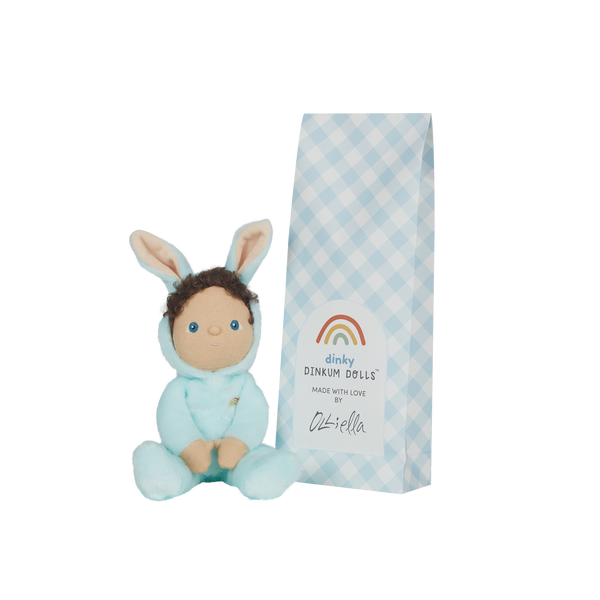 This adorable, huggable plush bunny toy is designed for comfort and endless adventures for your little one. Limited-edition, pocket-sized, and weighted in all the right snuggly places, Basil Bunny is the perfect collectable plush toy for every adventure.