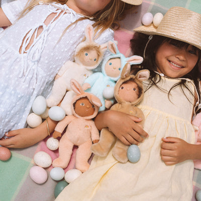 Dinky Dinkums Fluffle Family - Basil Bunny - Misty Blue video