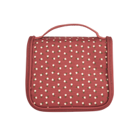 Olli Ella Christmas Theme See-ya Washbag red print 