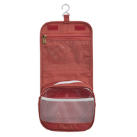 Olli Ella See-Ya Wash Bag Sweetheart red open with details