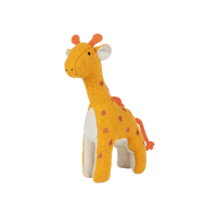 Set of plush felted savannah toys for kids. Set of small african animal toys featuring Lion, Hippo and Giraffe.
