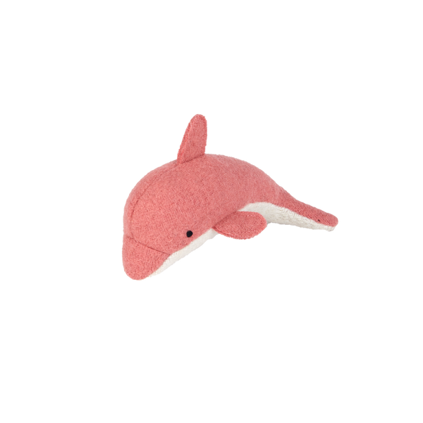 Set of plush felted ocean animal toys for kids. Set of small ocean animal toys featuring Whale, Dolphin and Stingray