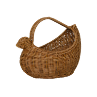 Rattan Chicken Basket