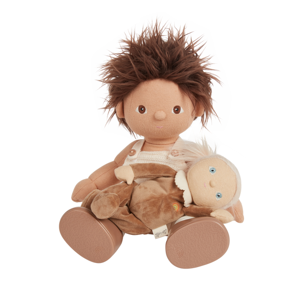 A limited-edition palm-sized plush toy, perfectly weighted in all the right places, and outfitted in a snuggly plush velvety Coconut suit.